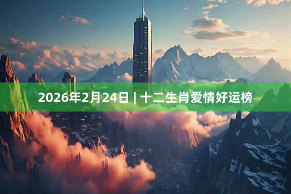 2026年2月24日 | 十二生肖爱情好运榜